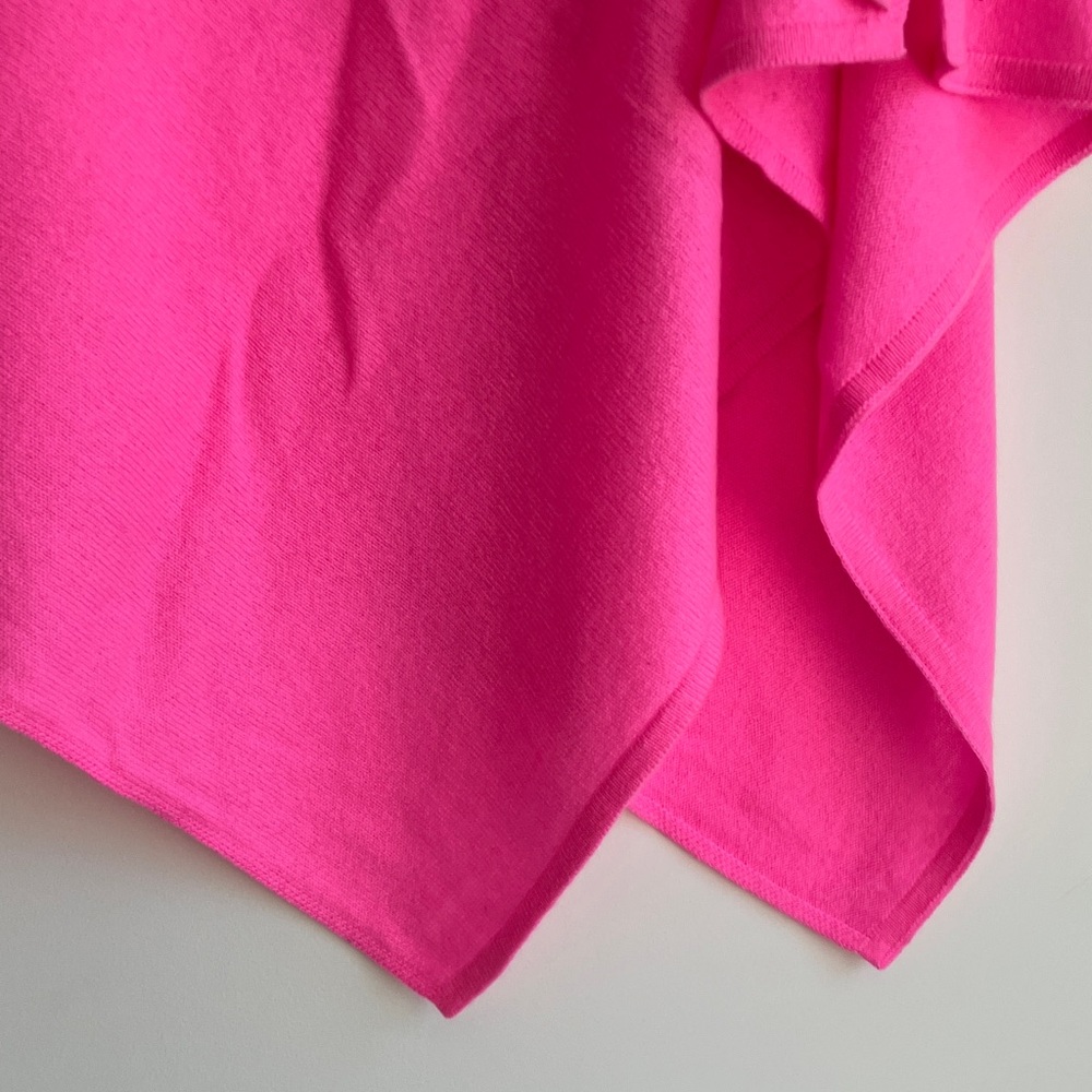 LILLY PULITZER Harp Cashmere Wrap/Poncho Prosecco Pink With Bows OS NWT - Picture 5 of 10